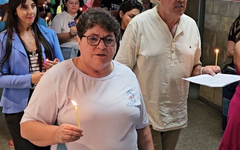 Celebrações pascais no Stella Matutina